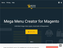 Tablet Screenshot of menucreatorpro.com